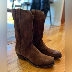 Lucchese men’s suede boots